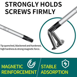Destornillador <span class=keywords><strong>Torx</strong></span> T5 Profesional de Grado Industrial <span class=keywords><strong>con</strong></span> Mango de Plástico y Orificio - Product Image 2