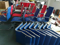 Prix d'usine Accoudoir en alliage d'alun Chaises de bureau ergonomiques de qualité supérieure en cuir PU avec dossier haut pivotant pour patron