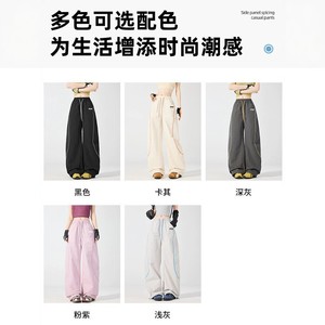 Pantalon cargo à séchage rapide pour femme Mountain Expedition, gris foncé, été, randonnée en plein air, pantalon de sport à jambes larges - Product Image 4