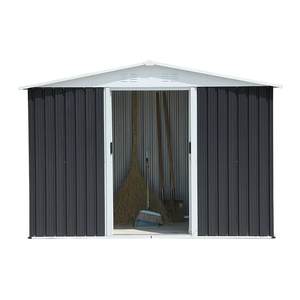 Cobertizo de Almacenamiento de Aluminio de <span class=keywords><strong>6</strong></span> x 8 Pies, Estilo Industrial, Color Gris Carbón, Envío Gratuito, Exportación de China - Product Image 3