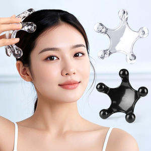 Balle de massage portable en étoile à cinq branches pour la thérapie complète des points d'acupuncture sur les épaules, les semelles arrière des <span class=keywords><strong>pieds</strong></span>, application faciale - Product Image 4