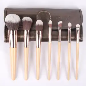 Popular Nude Makeup Brush Set Beauty Foundation Make-up Eye Shadow Makeup Brush With Brush Bag