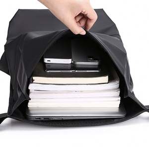 Sac à dos de voyage à enroulement personnalisé en gros, logo personnalisé, polyester imperméable, sac à dos de sport pour ordinateur portable pour hommes et femmes, tendance de la mode - Product Image 5