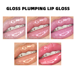 Gloss à lèvres personnalisé waterproof haute pigmentation, brillant et volumateur, effet crème glacée, avec paillettes fantaisie, pour marque privée - Product Image 4