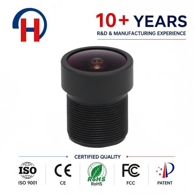 HS High Performance CCTV Lenses 1.8mm Wide-angle, 145H-degree Panoramic Surveillance Lens, 1/2.7 Non-vignetting Security Camera