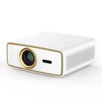 Projecteur LCD de cinéma maison extérieur intelligent avec système d'exploitation Android 9.0, 600 lumens ANSI, Wi-Fi double bande, vidéo, film