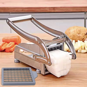 Hướng dẫn sử dụng 304 thép không gỉ khoai tây chiên cắt khoai tây chiên cắt khoai tây Slicer - Product Image 5