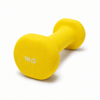 Haltère de musculation en PVC de 1 kg - Haltère en fonte givrée résistant à l'usure pour l'exercice physique, fabricant OEM ODM en gros
