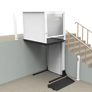 Small Home Vertical Platform Lift Hydraulic Outdoor Indoor Handicap Lift Wheelchair Lift Price