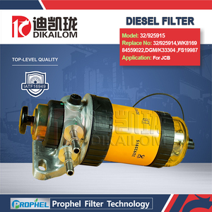 ชุดกรองอากาศ ดีเซล และน้ำมันเชื้อเพลิง สำหรับรถ JCB 3CX 4CX 32/925914 32/925915 WK8169 DGM/K33304 <span class=keywords><strong>FS19</strong></span> ขายส่ง - Product Image 5
