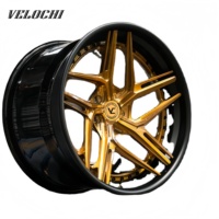 Rines de Auto Forjados de 2 Piezas VLC, 5x114.3 5x130 5x127, Diseño Cóncavo, Radios Profundos, para AUDI C8 Urus Gtr, Nissan, BMW M3 M4 M5