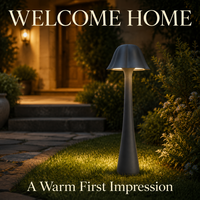 Lampe de jardin anti-UV en forme de fleur à six pétales, protégée contre les chocs électriques, pour restaurant, café, terrasse, espaces extérieurs, lumière d'ambiance