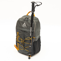 Sac à dos de randonnée léger en ripstop avec compression élastique, poches en filet, pour trekking, voyage, camping, homme et femme