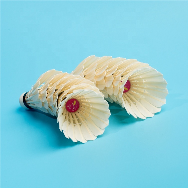 High Quality Shuttlecock Badminton with High Quality Feather Fly Good for High Level Players Popular in Many Countries