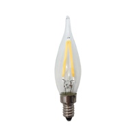 Bombilla LED de Filamento Regulable de 2W, E10 C35T, con Cubierta de Cristal