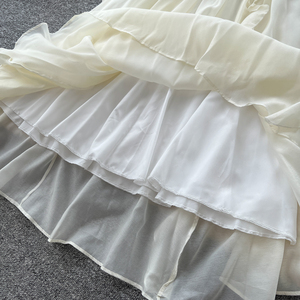 2025 éthéré français Floral Maxi <span class=keywords><strong>robe</strong></span> femmes 3D Bloom licou <span class=keywords><strong>robe</strong></span> avec Corset taille dos ouvert pour les mariages <span class=keywords><strong>de</strong></span> <span class=keywords><strong>plage</strong></span> - Product Image 5