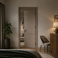 Porte intérieure moderne en PVC imperméable Belson, construction composite en WPC, pour chambre à coucher, appartement, hôtel, hôpital, insonorisée