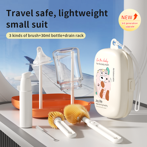 Set di pennelli per biberon multifunzione portatile composto da Nylon PP in acciaio inossidabile con materiale resistente e facile da pulire - Product Image 2