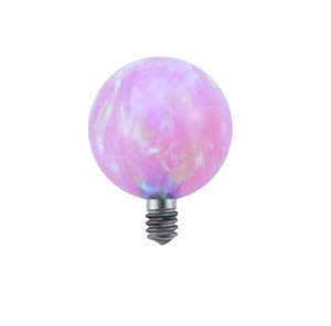 Bille de remplacement en opale à filetage interne en titane G23 |   Accessoires de piercing hypoallergéniques et colorés - Product Image 6