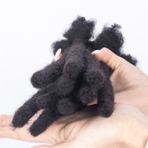 2025 Beliebteste Häkel schlösser Haar Natural Straight Black 1,5 cm Dochte Schlösser zum Flechten - Product Image 4