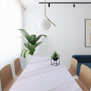 Papel Tapiz Autoadhesivo 3D Blanco ORON, Vinilo PVC para Decoración del Hogar, Adhesivo para Gabinetes <span class=keywords><strong>de</strong></span> Cocina y Encimeras, Adhesivo con Diseño <span class=keywords><strong>de</strong></span> Mármol - Product Image 3