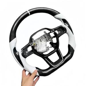 <span class=keywords><strong>พวงมาลัย</strong></span>คุณภาพสูงสำหรับรถยนต์ฮอนด้า ซีวิค รุ่นที่ 11 แอคคอร์ด อินสไพร์ หนัง คาร์บอนไฟเบอร์ ดีไซน์สปอร์ต พร้อมปุ่มแตร - Product Image 5