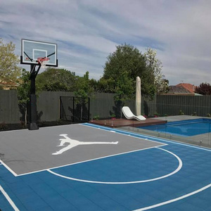 Suelo de Baloncesto Antideslizante para Exteriores, Losetas de PP Encajables para <span class=keywords><strong>Canchas</strong></span> Deportivas, Venta de Suelos para <span class=keywords><strong>Canchas</strong></span> de Baloncesto - Product Image 4