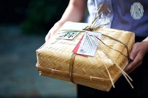 Nuove idee di prodotto 2022 cibo Snack scatole regalo cesto di bambù con coperchio tessuto cestini Desktop - Product Image 6