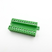 Bloc de bornes enfichable 12 broches pas de 5,08 mm avec oreilles, connecteurs sans soudure KF2EDGRKF-5.08-12PIN