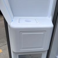 Réfrigérateur à double porte 613L, réfrigérateur côte à côte avec distributeur d'eau et machine à glaçons, sans givre, à économie d'énergie pour la maison