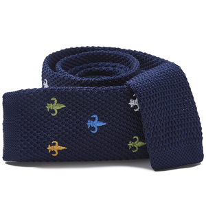 Hommes français coloré <span class=keywords><strong>Fleur</strong></span> <span class=keywords><strong>De</strong></span> Lis symbole motif nouveauté <span class=keywords><strong>cravate</strong></span> <span class=keywords><strong>cravate</strong></span> mince tricot Polyester cravates garçons d'honneur cravates <span class=keywords><strong>de</strong></span> mariage - Product Image 4
