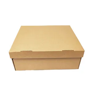 Sencai Barato Plain Shoe Caixas De Papelão China Wholesale Caixa De Sapato Dobrável Kraft Shipping Box