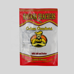Breadsticks Galletas Bolsa de embalaje de plástico Bolsa de sello medio trasero Logotipo personalizado Bolsa de comida impresa para Galletas cubanas - Product Image 2
