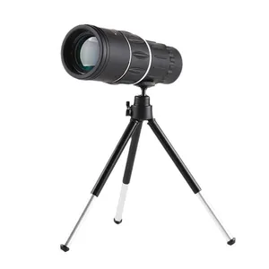 2024 16 x 52 Hochdefinition-Freiluft-Vogelmonokularteleskop mit Clip und Stativ