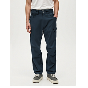 Men Work <b>Pants</b> Midweight Waterproof Moisture Wicking Quick Dry Formal <b>Cargo</b> Vintage Eco-Friendly Way <b>Stretch</b> Elastic - Product Image 2