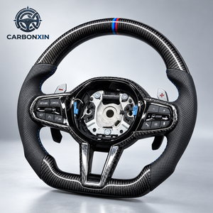 Volant sport personnalisé pour A90 Supra Mk5 pour 330i/G30/540i/G20/G80/M3/X5/G05/G42/G01/X3/M2/G87/G26, 3 branches, 35 mm de diamètre - Product Image 4