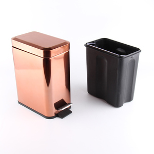 Industrial Steel Waste Bin Household Recycle Trash Bin Stainless Steel pedal bin