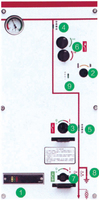 Unité de distribution annulaire (RMU) isolée au gaz SF6 SRM-12/SRM-24, armoire de commutation modulaire entièrement scellée 12/24 kV IP40 pour distribution d'énergie