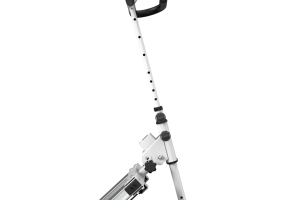 접이식 스키 + 등산가 2 In1 다기능 휴대용 알루미늄 합금 계단 스테퍼 홈 체육관 운동 3 모드 조정 가능한 등산가 - Product Image 5