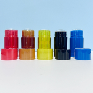 Envase cilíndrico negro de plástico para cosméticos con tapa de rosca, material ABS, para desodorante, perfume y protector solar. - Product Image 6