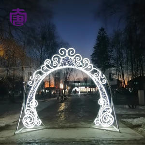 Luces LED de arco con diseño navideño personalizadas, impermeables IP65, para decoración de interiores y exteriores en festivales. - Product Image 2