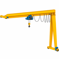 Grue portique semi-élevante de 10 tonnes à télécommande sans fil avec chariot d'extrémité pour atelier d'assemblage