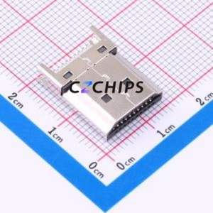 HDMI-003 HDMI Connector SMD Connector ( Connector Type: HDMI-A )( Gender: Male )( Total Number of PINs: 19P ) - Product Image 1