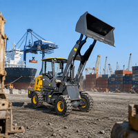 Promo Panas Shantui Diesel Mini Crawler Loader Backhoe Front Loader Bucket 0.8m Sistem Hidrolik Penuh Mesin Konstruksi
