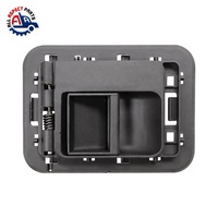 Poignée de porte intérieure droite de remplacement en plastique poli compatible avec Kenworth C500 K100 T300 OE DHA49882