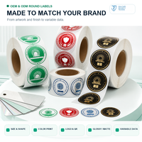 Etiquetas de Seguridad con Sello de Control de Calidad a Prueba de Manipulación, Impresas Personalizadas con el Logotipo de la Empresa en Rollo
