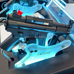 เครื่องจำลองเกมยิงปืนแบบอินเทอร์แอคทีฟ 9D <span class=keywords><strong>VR</strong></span> ที่พัฒนาขึ้นเอง ชุดเกมต่อสู้ปืนเสมือนจริง 9D <span class=keywords><strong>VR</strong></span> สำหรับศูนย์การค้าและสวนสนุก <span class=keywords><strong>VR</strong></span> - Product Image 6