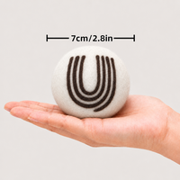 Boules de laine de feutre 100 % laine de Nouvelle-Zélande biologique pour sèche-linge, vente en gros