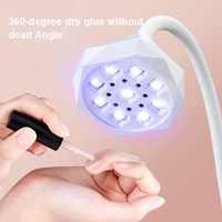 Lampe de séchage UV LED portable 27W pour vernis à ongles en gel, sans fil, avec cordon flexible rechargeable, pour usage domestique