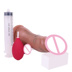SXXY Large Silicone Ejaculation Realistic <b>Dildo</b> With Sucker Thick Squirting Penis Skin Touch Anal Sex Toy for Women Masturbate - Product Image 4